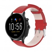 Pas za uro Fossil Gen 5 "Artificial" iz umetnega usnja - rdeč