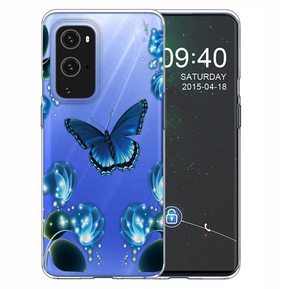 TPU gel ovitek "Blue Butterfly" za OnePlus 9 Pro