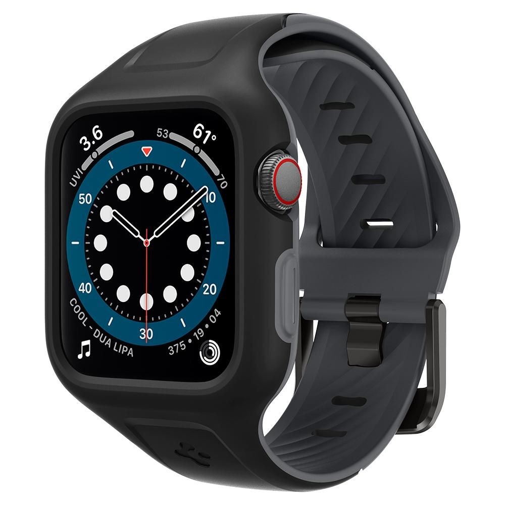 Ovitek Spigen "Liquid Air Pro" za Apple Watch Series 4 / 5 / 6 40mm - black