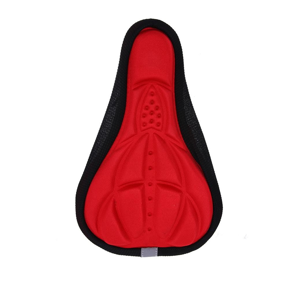 Prevleka za kolesarski sedež "SeatSleeve" za udobnejšo vožnjo s kolesom - rdeča