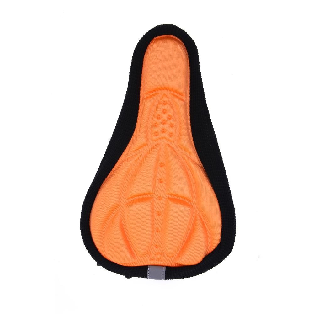 Prevleka za kolesarski sedež "SeatSleeve" za udobnejšo vožnjo s kolesom - oranžna