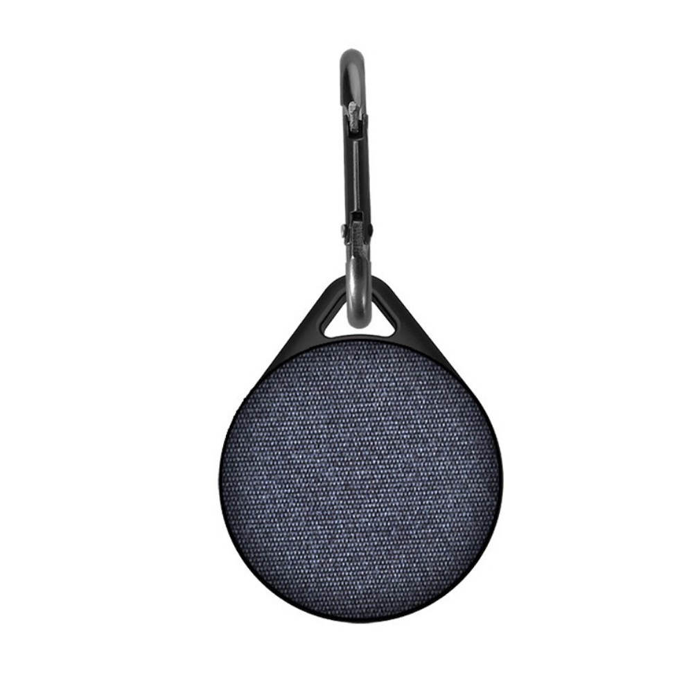 Etui za Apple AirTag "Pack it" iz flanela s karabinom - temno moder