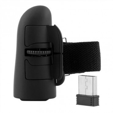 Brezžična naprstna optična miška "FingerPoint" za prenosni računalnik - najnovejša tehnologija brezžičnih mišk na trgu