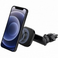 Nosilec za telefon za ventilacijsko režo Spigen "OneTap" - za mobilne naprave z MagSafe tehnologijo - črn Nosilec za telefon za ventilacijsko režo Spigen "OneTap" - za mobilne naprave z MagSafe tehnologijo - črn