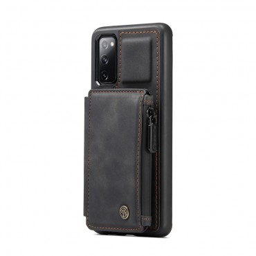 Hibridni ovitek z denarnico "Backwallet Zip" za Samsung Galaxy S20 FE / S20 FE 2021 - črn Hibridni ovitek z denarnico "Backwallet Zip" za Samsung Galaxy S20 FE / S20 FE 2021 - črn