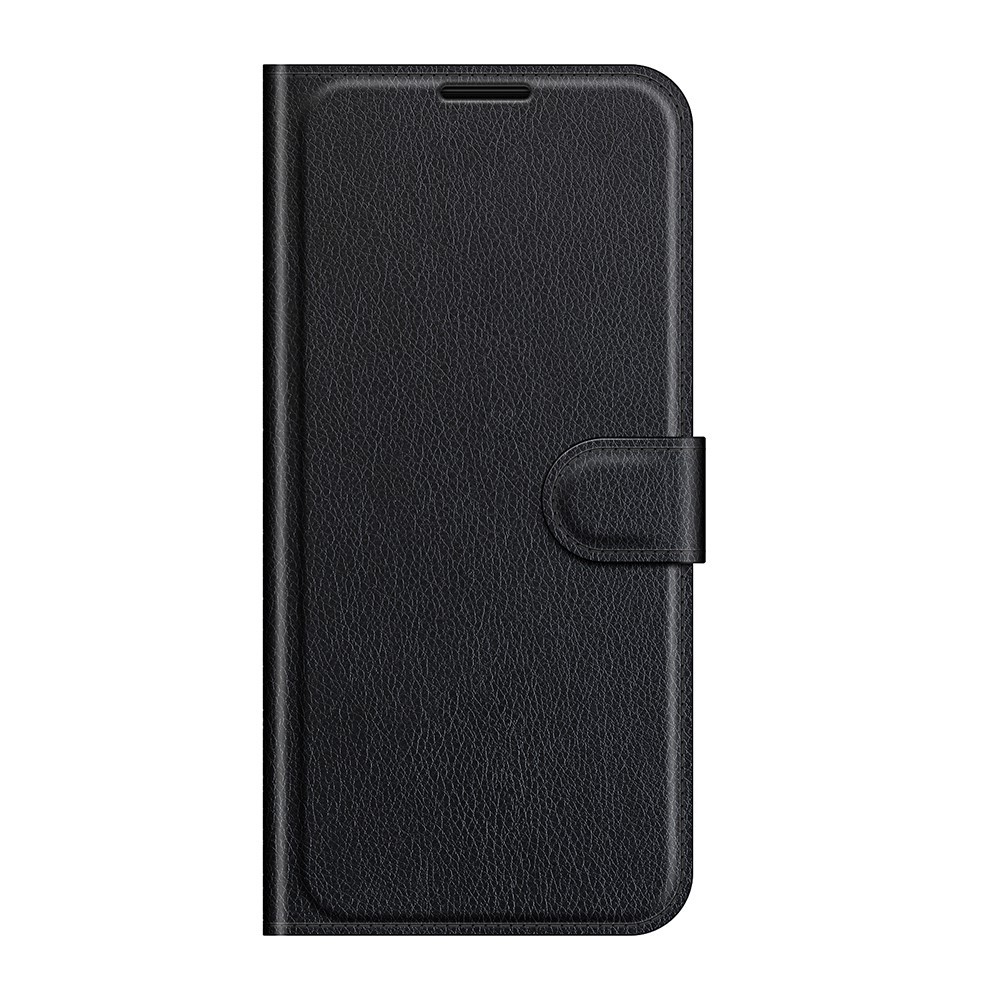 Etui "Litchi" za Google Pixel 6 - črn