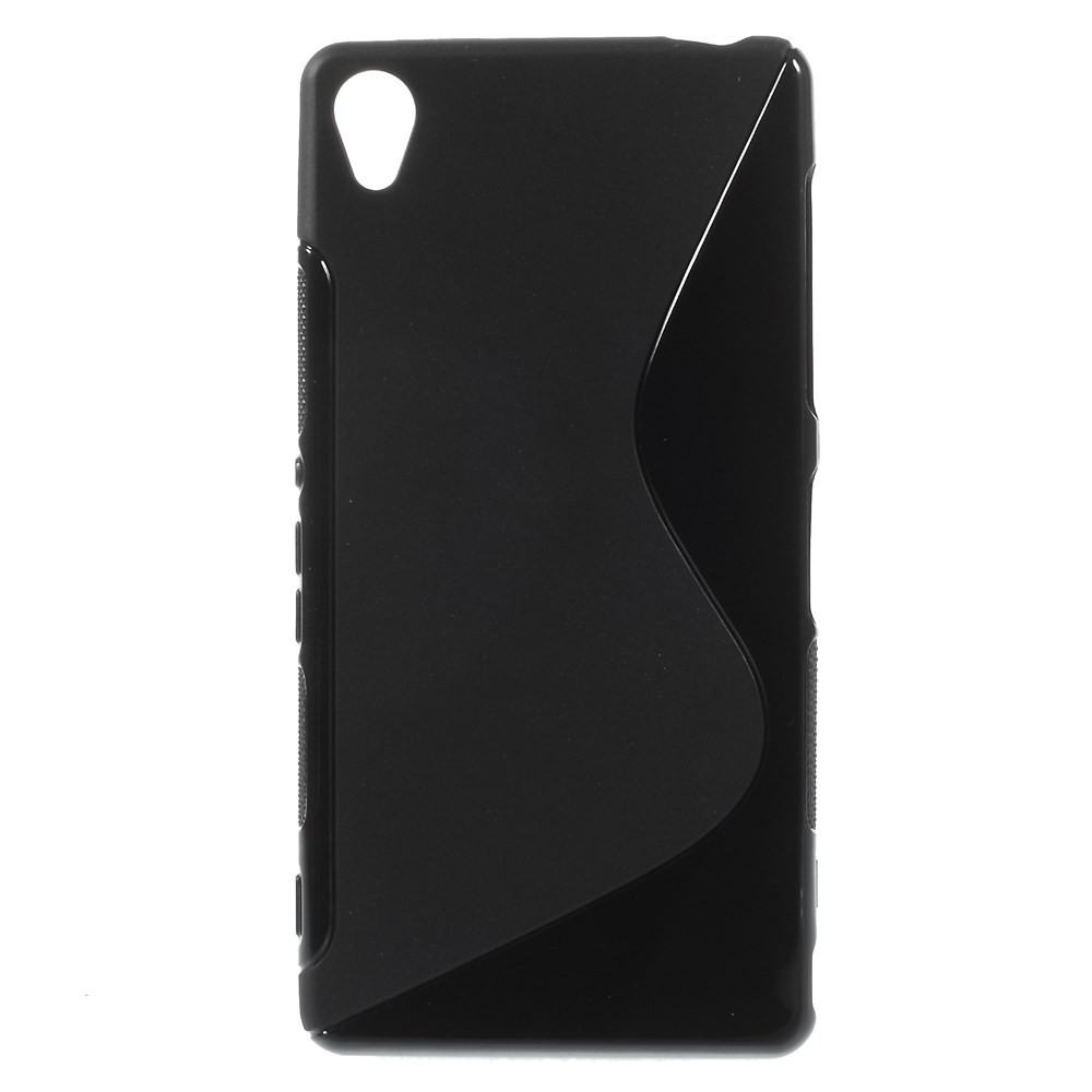 TPU gel ovitek "S-Line" za Sony Xperia Z3 - črn
