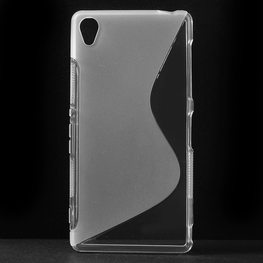 TPU gel ovitek "S-Line" za Sony Xperia Z3 - prozoren