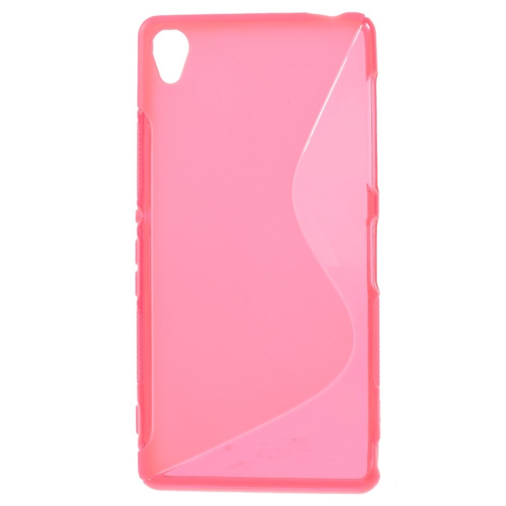 TPU gel ovitek "S-Line" za Sony Xperia Z3 - roza