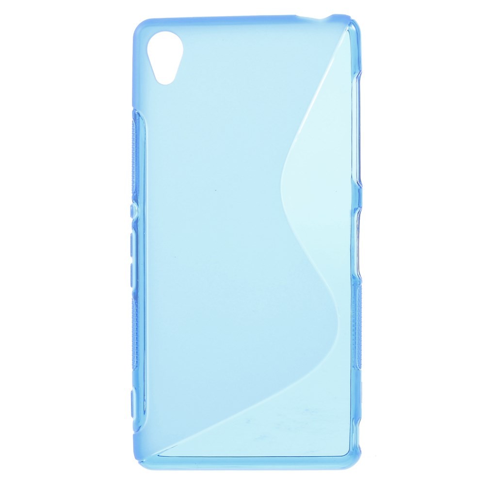 TPU gel ovitek "S-Line" za Sony Xperia Z3 - moder