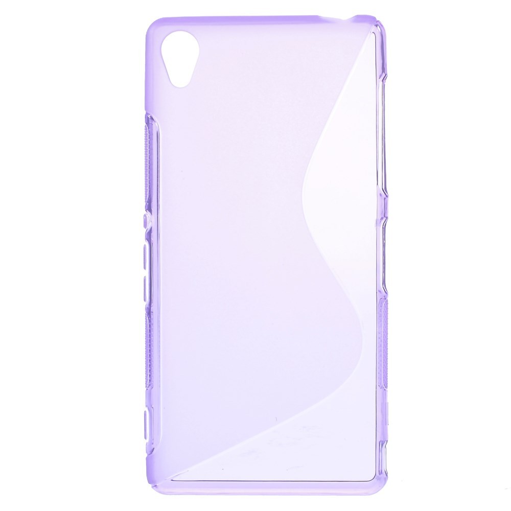 TPU gel ovitek "S-Line" za Sony Xperia Z3 - vijoličen