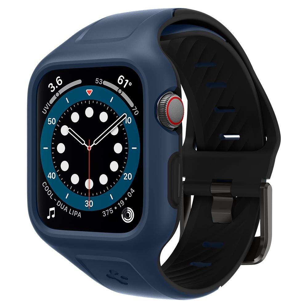 Ovitek Spigen "Liquid Air Pro" za Apple Watch Series 4 / 5 / 6 44mm - blue