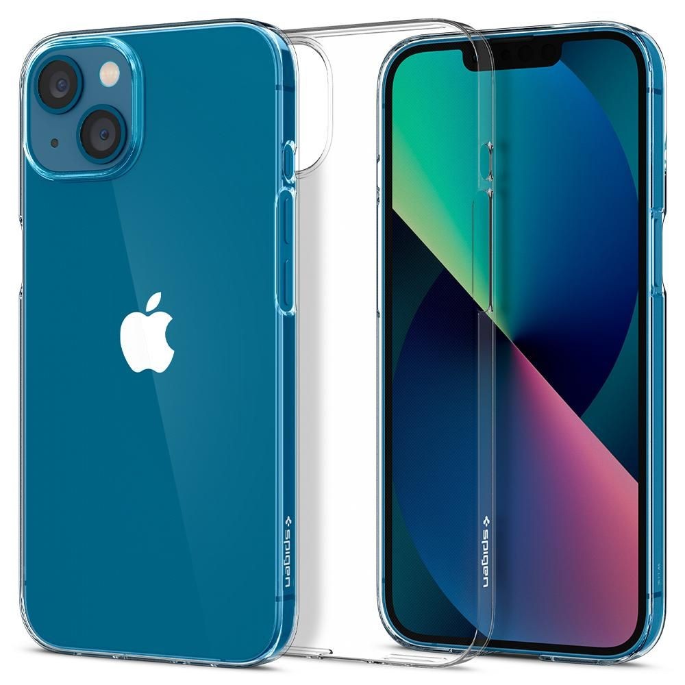 Ovitek Spigen "Air Skin" za iPhone 13 Mini - crystal clear
