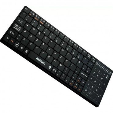 Brezžična tipkovnica Astrum "Multipad" - Bluetooth tipkovnica s panelom na dotik - črna