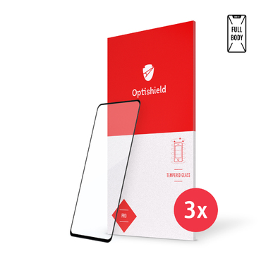 3-Pack premium zaščitnih stekel 3D Full Body Optishield Pro za Samsung Galaxy S22