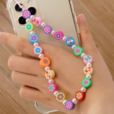 Zapestnica za telefon Stringie "Candy Flowers"