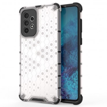 TPU gel ovitek "Honeycomb" za Samsung Galaxy A73 5G - bel