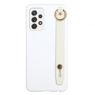 TPU gel ovitek "Handstrap" za Samsung Galaxy A73 5G - bel