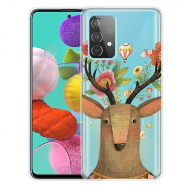 TPU gel ovitek "Flower Elk" za Samsung Galaxy A73 5G