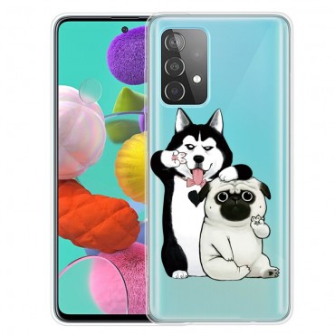 TPU gel ovitek "Dog Bros" za Samsung Galaxy A73 5G