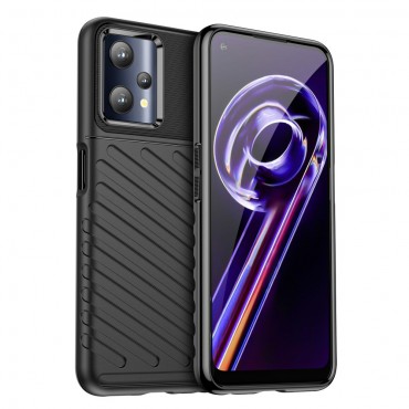 TPU gel ovitek "Titan X" za Realme 9 5G / 9 Pro - črn