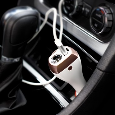 Multifunkcijski avtopolnilec "React 71" - 7v1 avtopolnilec, ki ti lahko reši življenje - bel