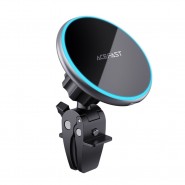 Brezžični polnilec za telefon Acefast "MagBlue" - avtomobilski magnetni polnilec s hitrim brezžičnim polnjenjem za vse telefone z MagSafe tehnologijo za ventilacijsko režo avtomobila - črn Brezžični polnilec za telefon Acefast "MagBlue" - avtomobilski magnetni polnilec s hitrim brezžičnim polnjenjem za vse telefone z MagSafe tehnologijo za ventilacijsko režo avtomobila - črn