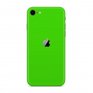 Skin za Apple iPhone SE 2022 EXO® by Optishield (2-pack) - neon green