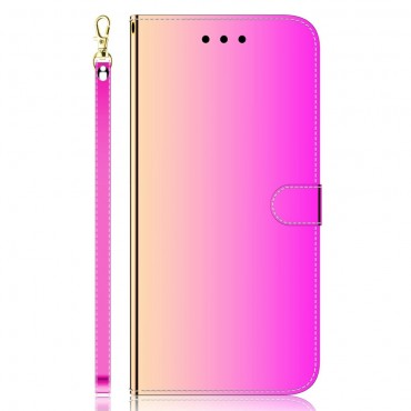 Modni etui "Mirror Wallet" za Nokia 1.4 - roza