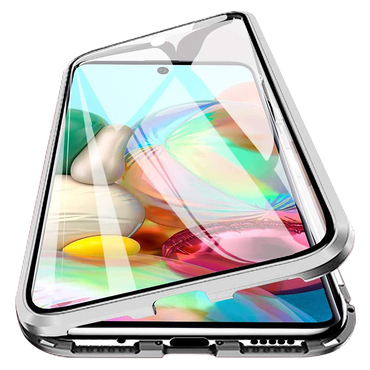 Magnetni Full-body ovitek "Stronghold" za Huawei Nova 9 Pro / Honor 50 Pro - srebrn