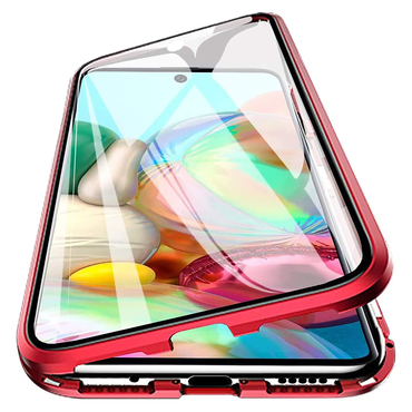 Magnetni Full-body ovitek "Stronghold" za Huawei Nova 9 Pro / Honor 50 Pro - rdeč