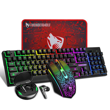 DIGI DEAL 2: 4v1 Paket gaming tipkovnice, miške, bluetooth slušalk z mikrofonom in podlogo za miško