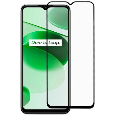Premium 3D Full Body zaščitno steklo za Realme C35 - črno