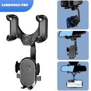 Priročno držalo za telefon za vzvratno ogledalo "CarbonGo Pro"