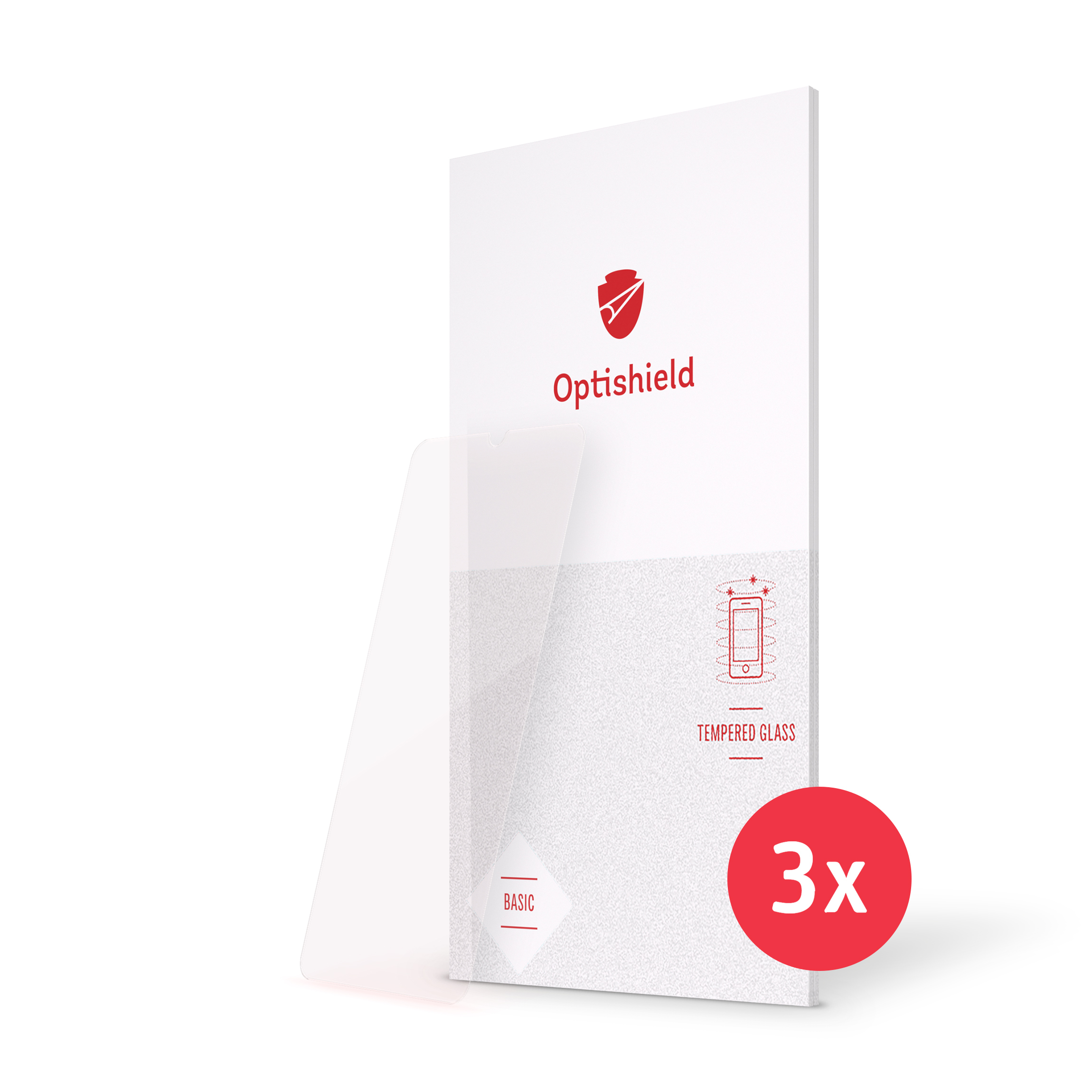 3-Pack zaščitnih stekel za Realme C35 Optishield