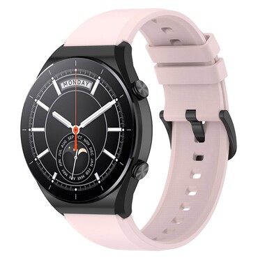 Silikonski pas za uro Xiaomi Watch S1 / S1 Active "Classic" - roza