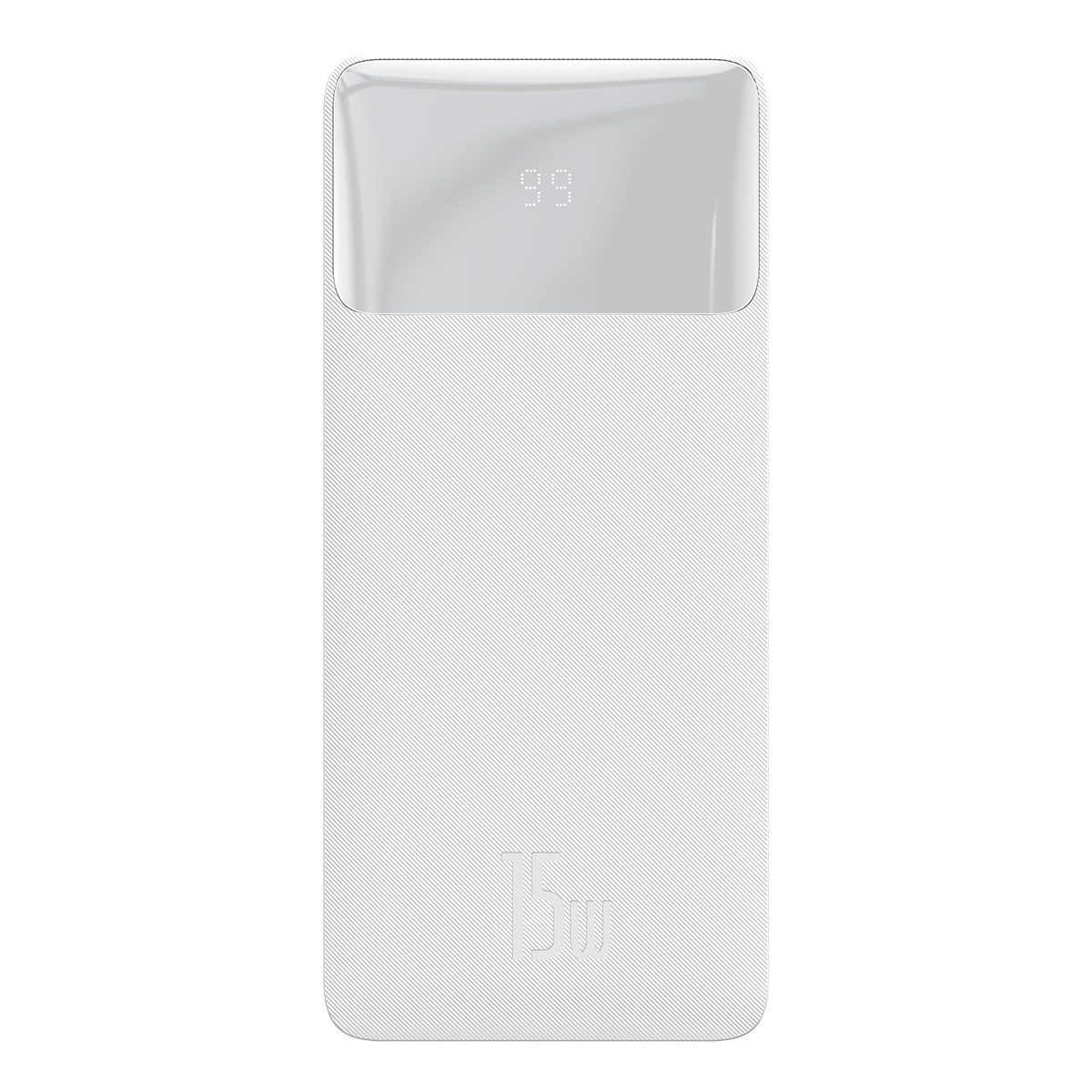 Power bank Baseus 30000 mAh Bipow 15W - 2x USB, 1x USB in 1x Micro USB - bel