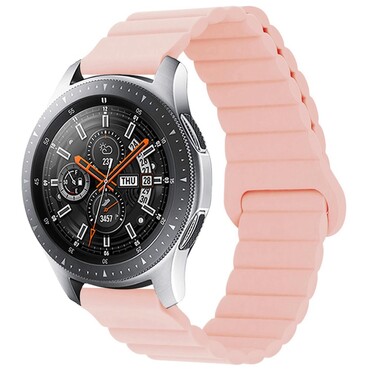 Silikonski pas za uro Huawei Watch GT 3 Pro 43mm z magnetnim zapiranjem - roza Silikonski pas za uro Huawei Watch GT 3 Pro 43mm z magnetnim zapiranjem - roza