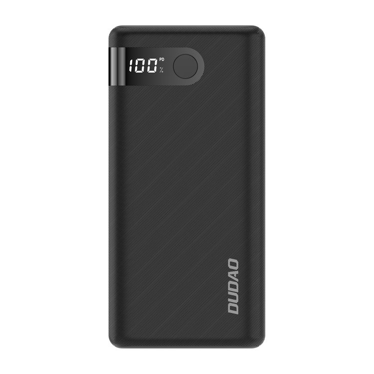 Power bank Dudao "Energy" - prenosna baterija z dvema USB izhodoma - 20000 mAh - črn