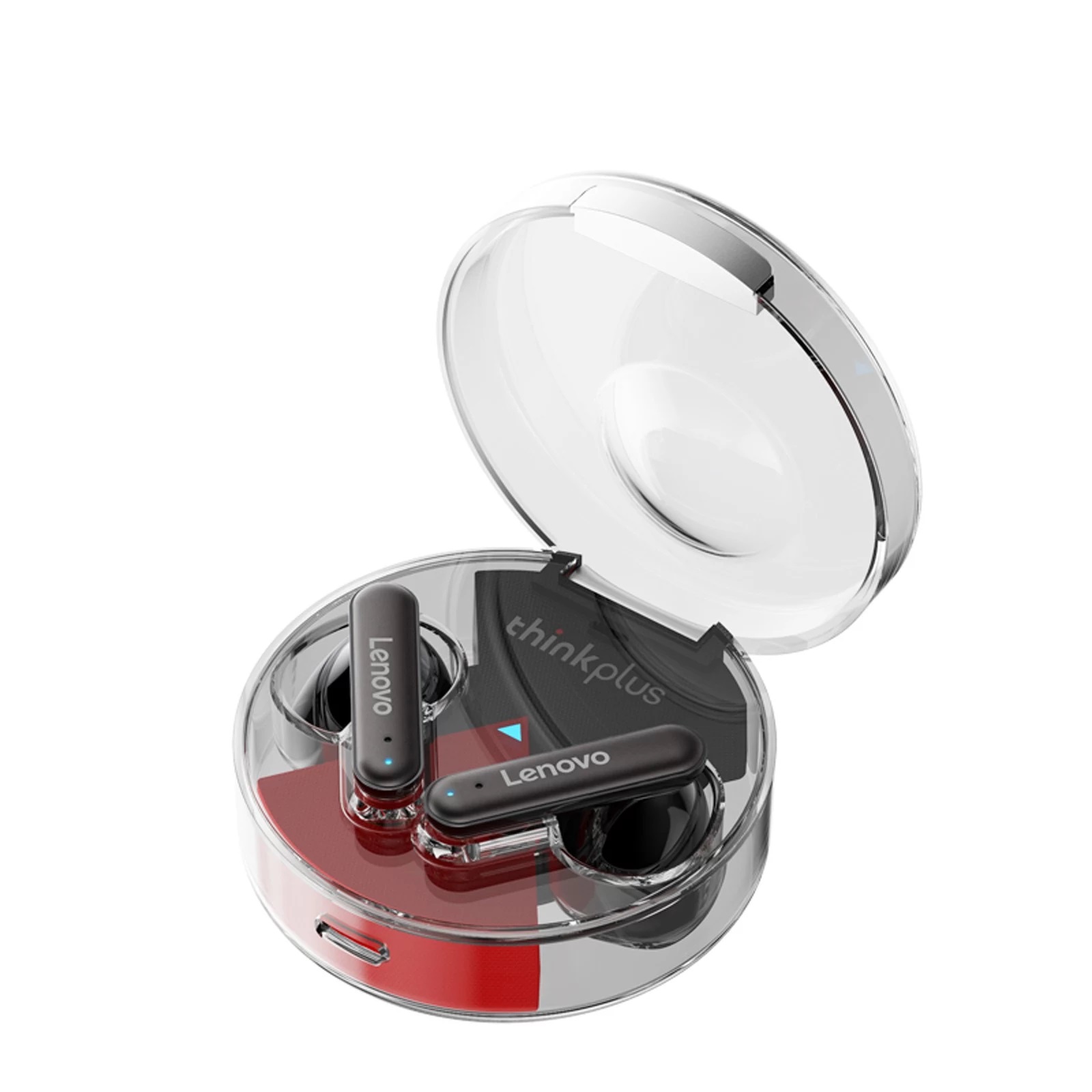 Originalne Bluetooth slušalke Lenovo LP10 z IPX5 standardom vodoodpornosti za brezskrbno uporabo v vseh okoljih - črne
