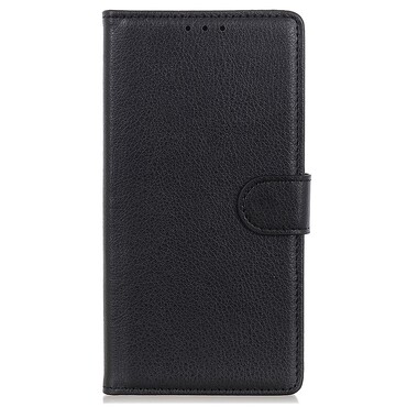 Etui "Litchi" za Huawei Nova Y90 - črn