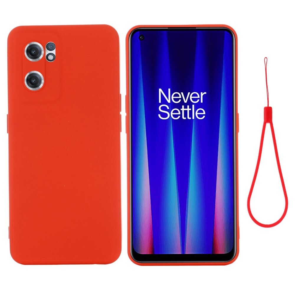 Silikonski ovitek za OnePlus Nord CE 2 5G - rdeč