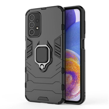 Robusten ovitek "Impact X Ring" za Samsung Galaxy A23 - črn