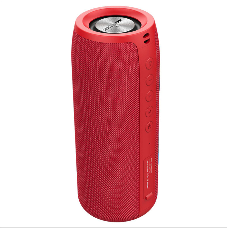 Brezžični bluetooth zvočnik Zealot Rhapsody - Prenosni zvočnik primerljiv z najdražjimi modeli na trgu z bistveno nižjo ceno in odličnimi lastnostmi - matte red