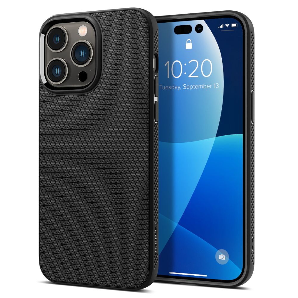 Ovitek Spigen "Liquid Air" za iPhone 14 Pro - matte black