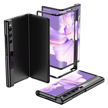 Trden TPU ovitek "Outskirt" za Huawei Mate Xs 2 - črn