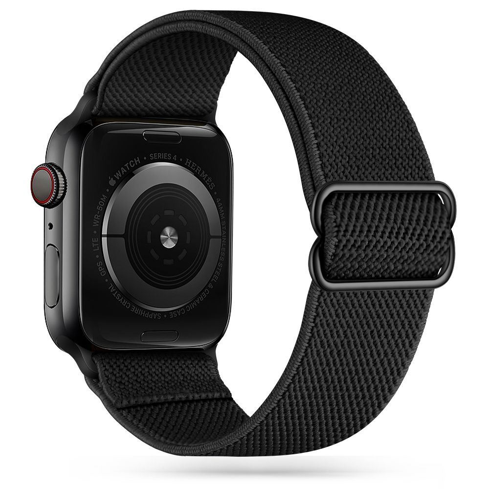 Nadomestni pas za uro Apple Watch (42 / 44 / 45 / 49 mm) "Mellow" - črn