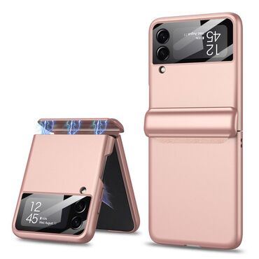 Trden ovitek Tech-Protect "Icon" za Samsung Galaxy Z Flip4 - rose gold