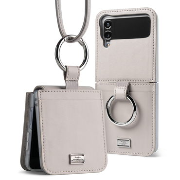 Etui Ringke "Folio Signature" za Samsung Galaxy Z Flip4 - dove gray