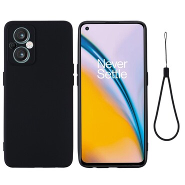 Silikonski ovitek za Oppo Reno7 Lite - črn
